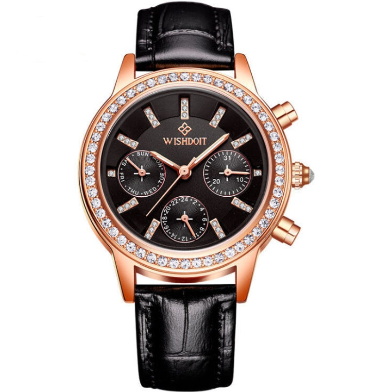 Montre Femme Multifonction Étanche | Quartz Coloris au Choix