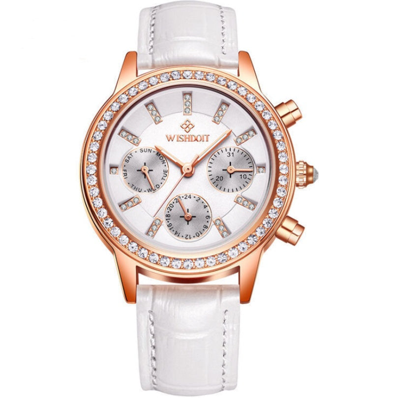 Montre Femme Multifonction Étanche | Quartz Coloris au Choix
