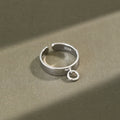 Minimalist design hollow hollow small ring