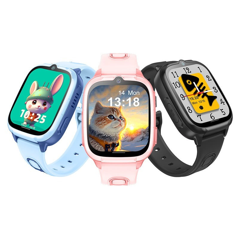 Montre Connectée Enfant 4G GPS D53 — Appel Vidéo, SOS & Contrôle Parental