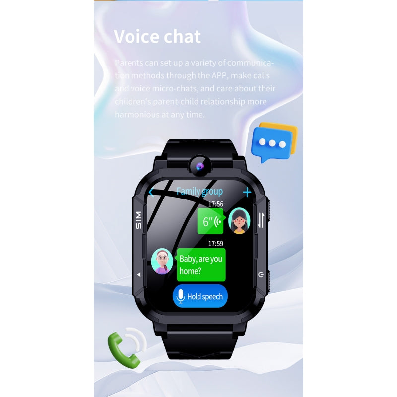 Montre Connectée Enfant 4G — GPS, Caméra, Écran Tactile & Éducative | Fille & Garçon